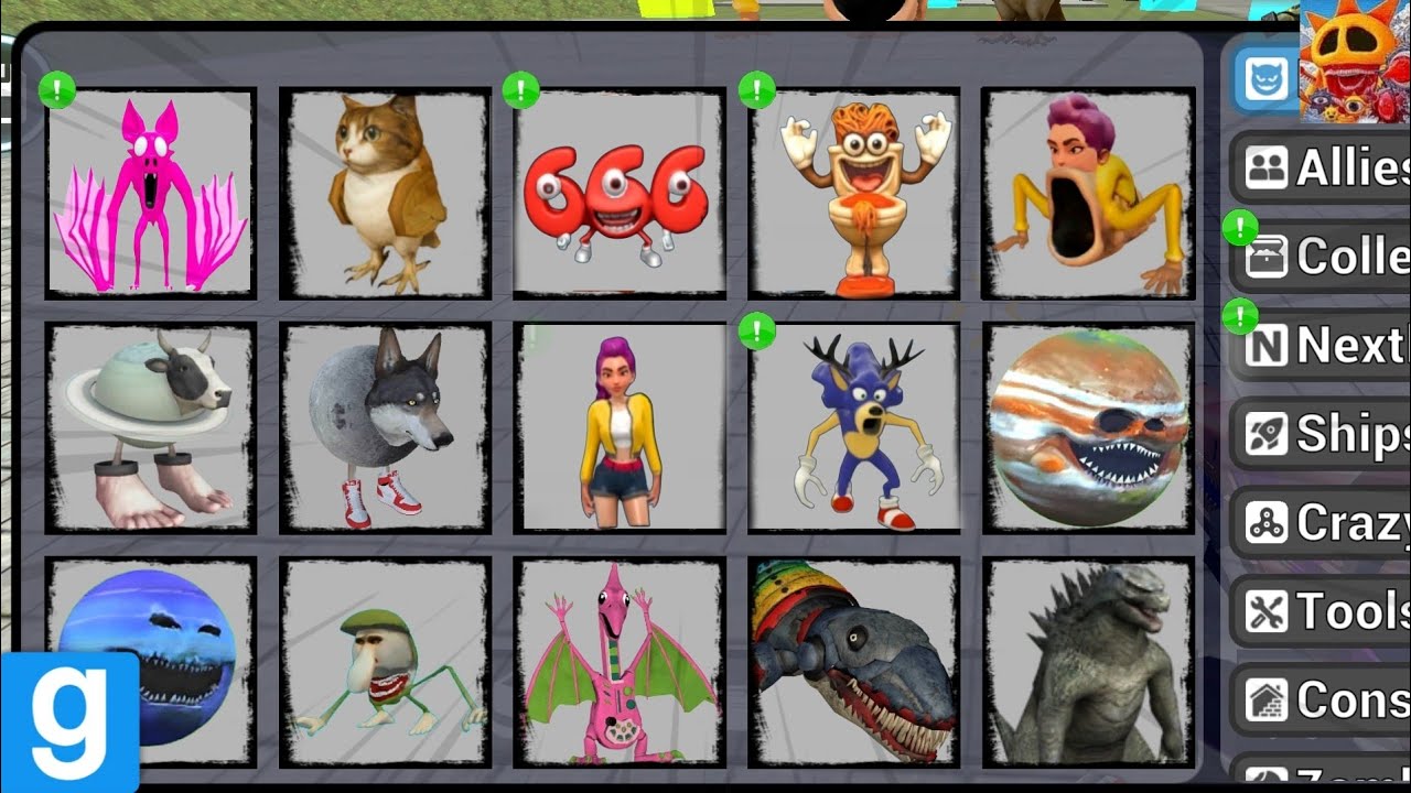 Sandbox in space updated new poison bat from roblox 666 sea eater monsters 😱 chasing nextbots 🔥