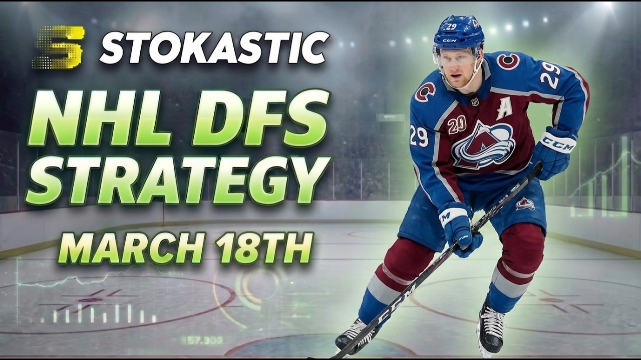 NHL DFS Strategy Wednesday 3/18/26 | DraftKings & FanDuel Daily Fantasy Hockey Picks