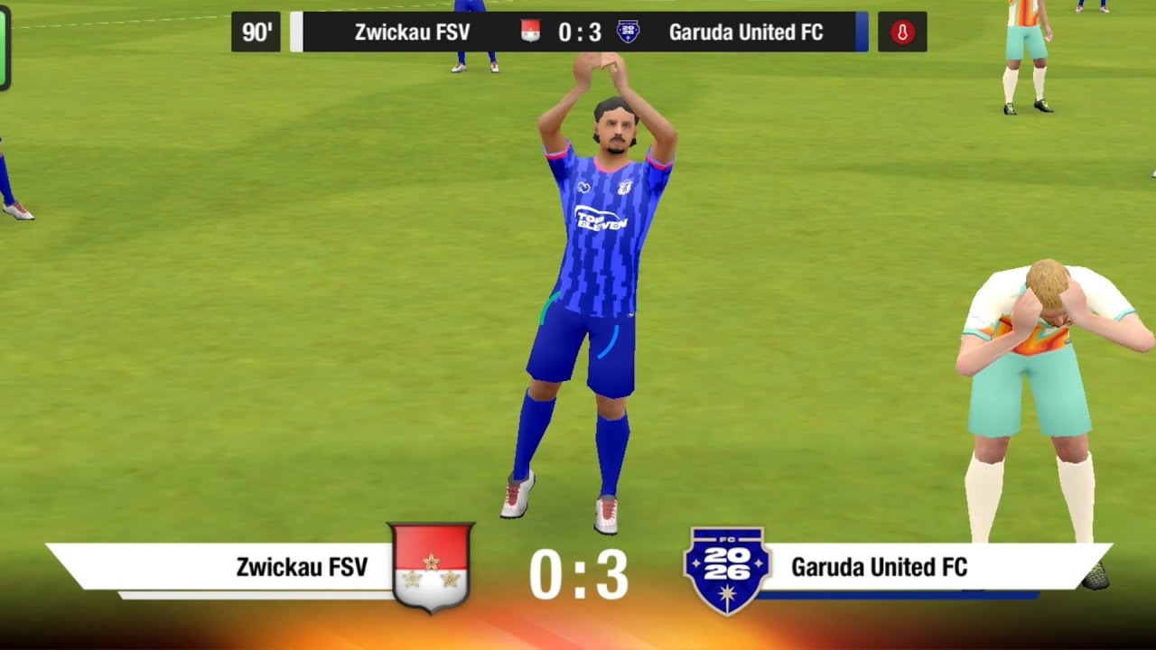 Menang dan Raih 3 poin dari Zwickau FSV 0 - 3 #manager #topeleven #gameonline #games #strategy