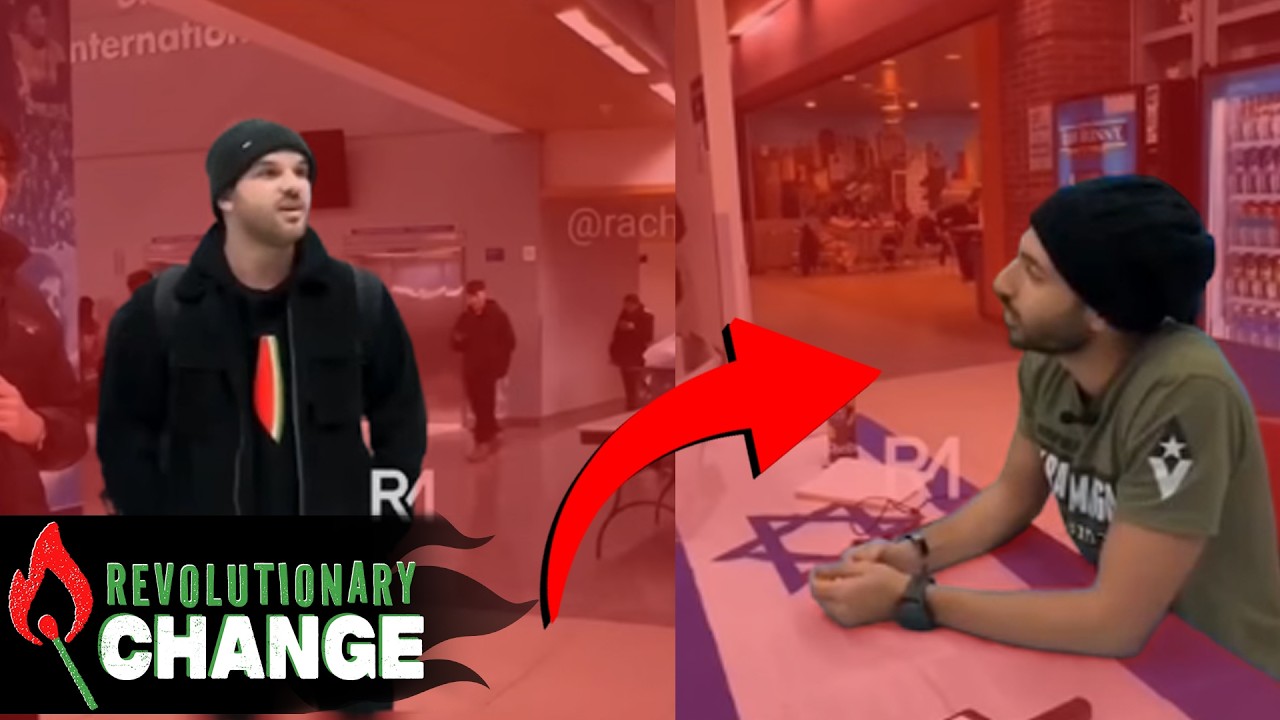 Jewish Students DESTROY Israeli Recruiter For IDF