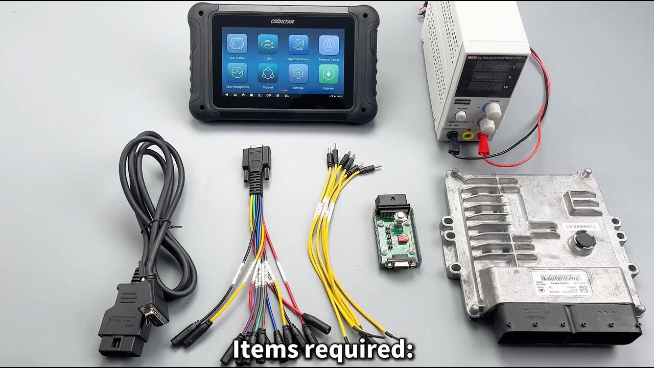 OBDSTAR DC706 Read and Write Great Wall DELPHI DCM7.1 AP ECM on bench- OBDII365