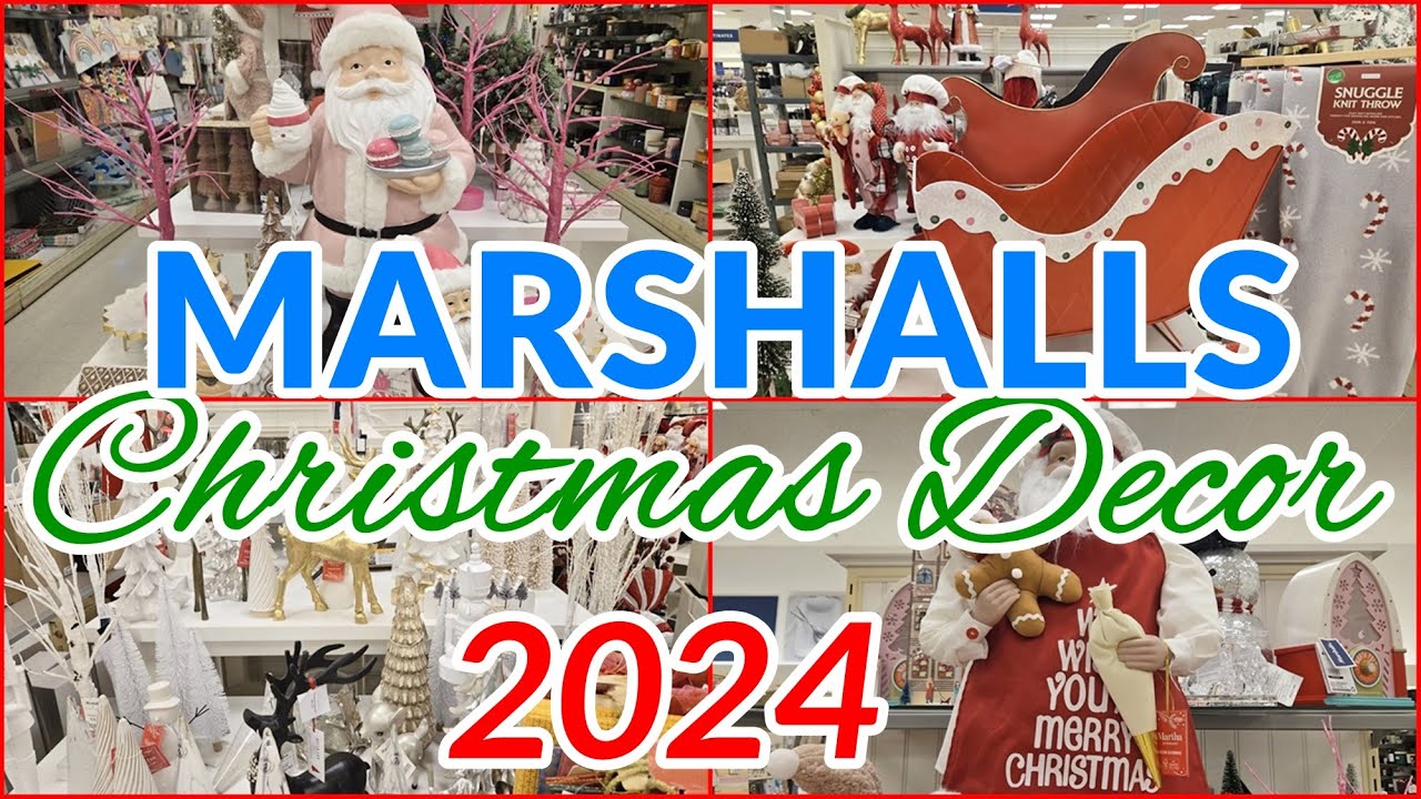 MARSHALLS CHRISTMAS DECOR 2024 SHOP WITH ME