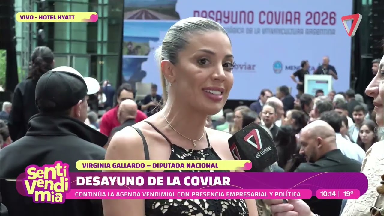 Virginia Gallardo, Diputada Nacional, por primera vez PRESENTE para la Fiesta de la Vendimia