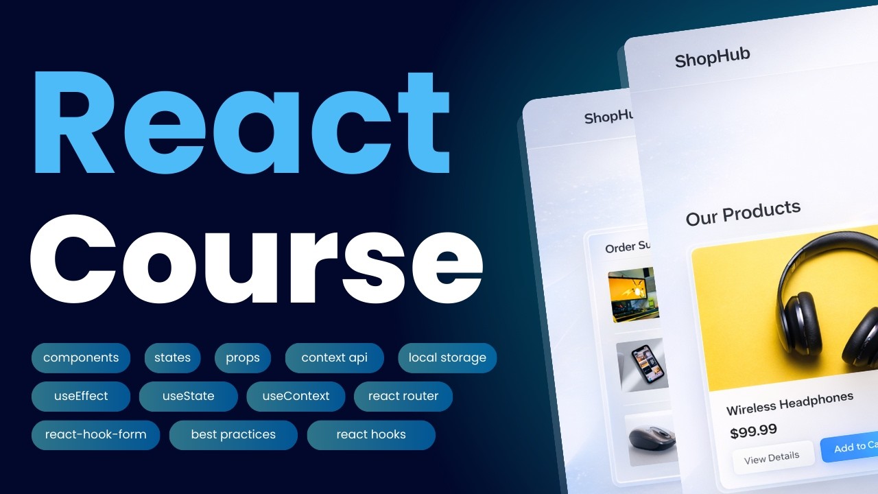 ReactJS Full Course 2026 | Become a React Pro in 3 Hours