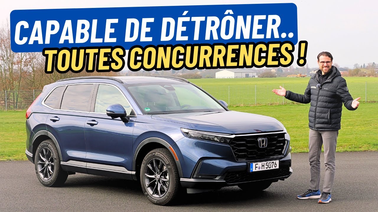 Essai de la Honda CR-V Hybrid 2024 - Meilleur qu'un Tiguan où RAV4 ?