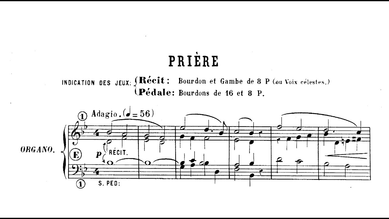 Guilmant: Prière op. 47 Nr. 4