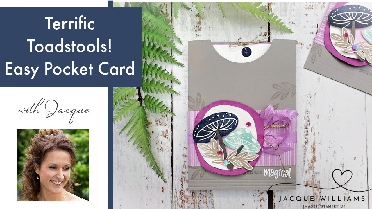 Terrific Toadstools!  Easy Pocket Card Idea!