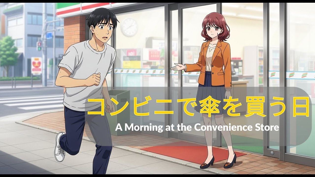 「コンビニで過ごす朝 ｜A Morning at the Convenience Store ｜Learn Natural Japanese Conversation｜JLPT N5–N3」