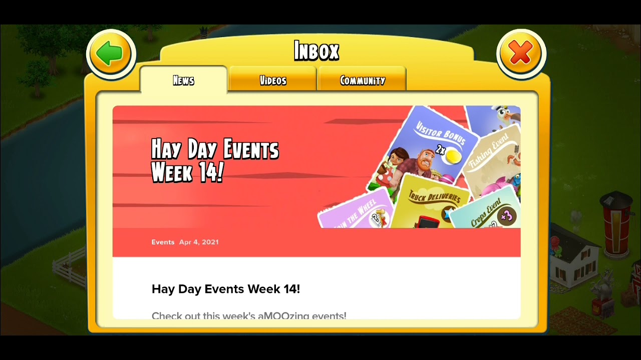 Hay Day Video ! Hay Day Events Week