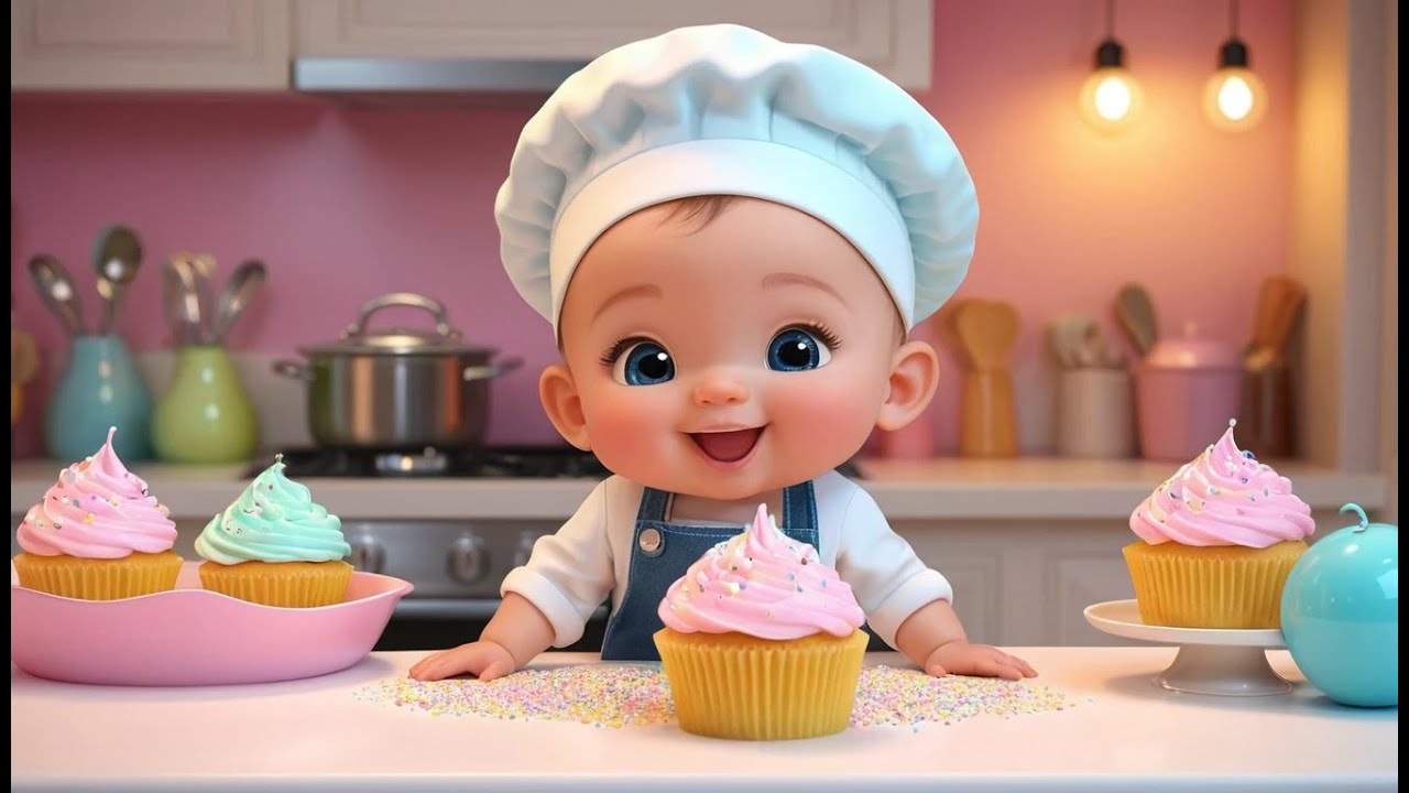 Baby Chef Cupcake Party | Fun Learning & Action Song for Toddlers