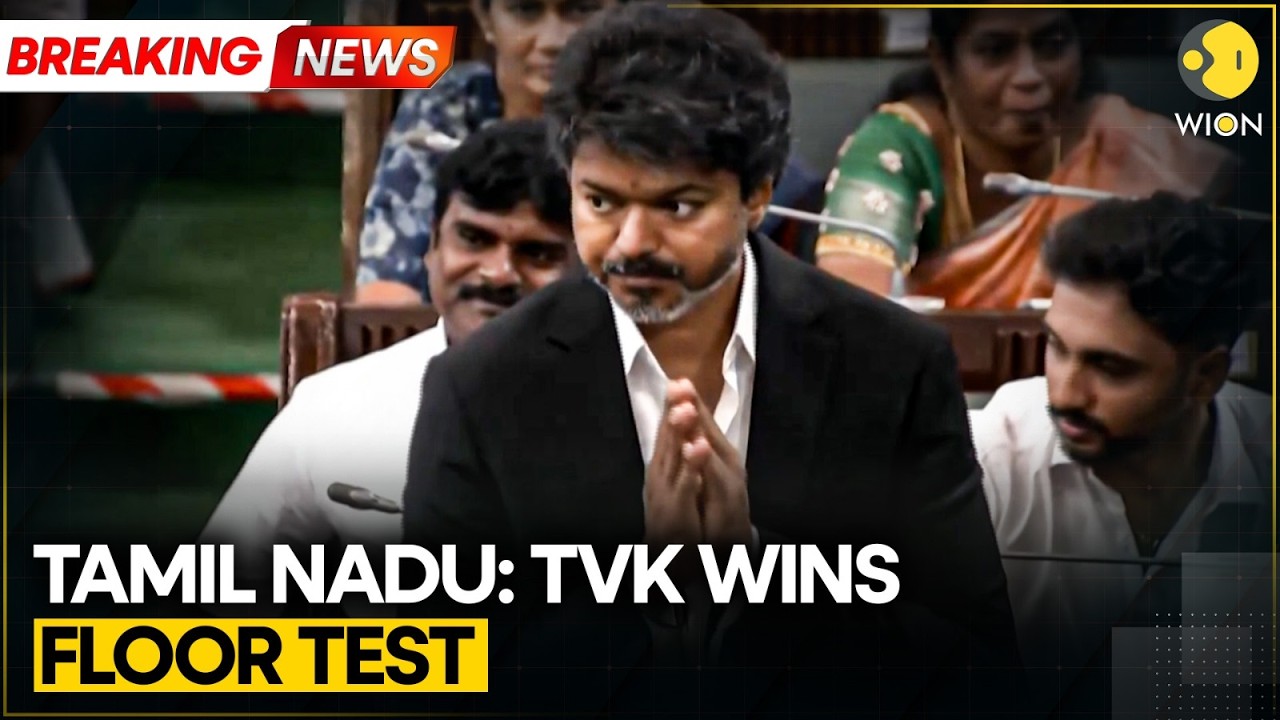 Breaking | Tamil Nadu: TVK Wins Floor Test; Secures Support from 144 MLAs | WION