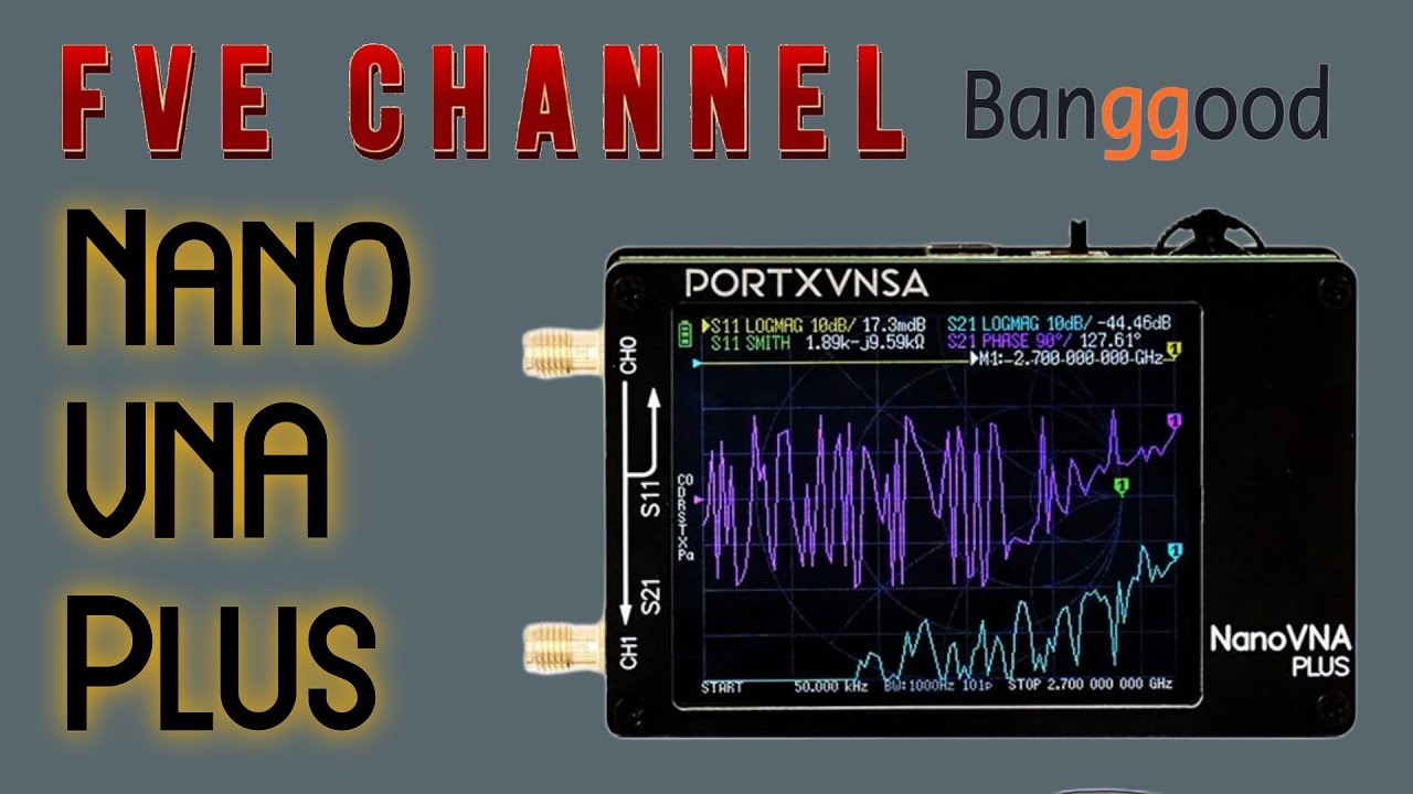 PORTXVNSA NanoVNA Plus 50KHz-2.7GHz
