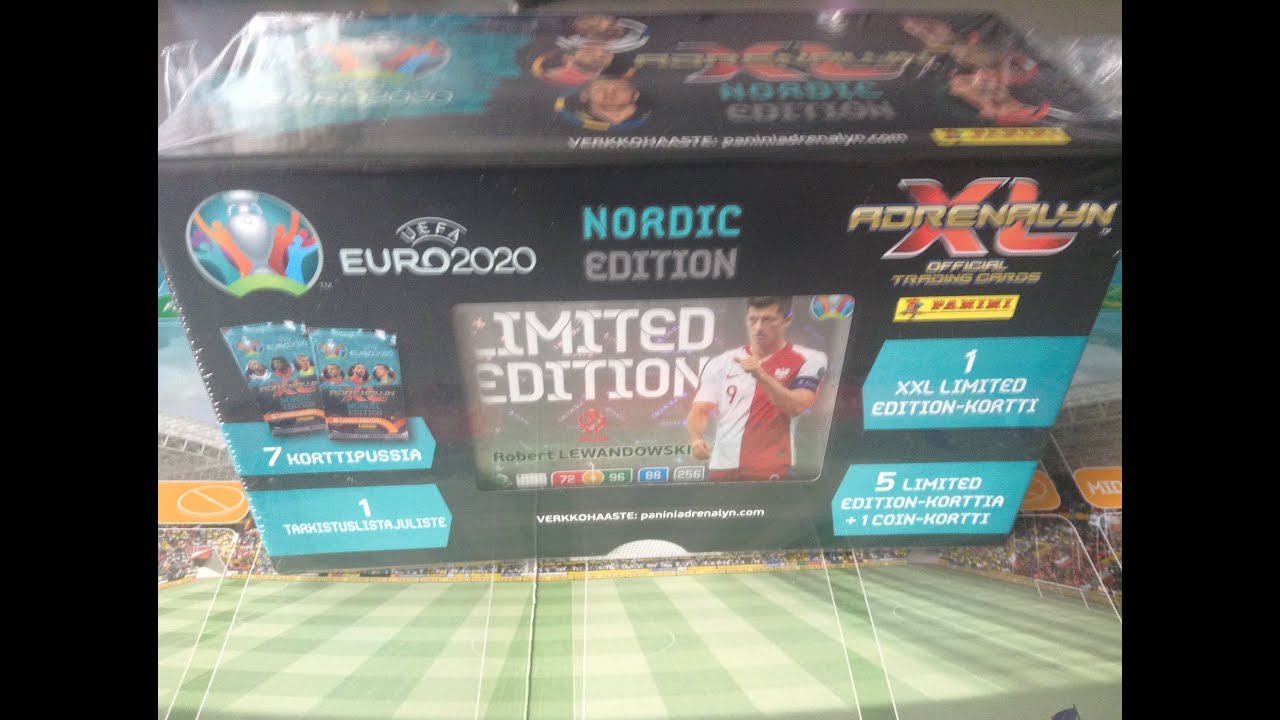 PANINI AXL EURO 2020 ***FINLAND(NORDIC) GIFT BOX/6 LIMITED EDITION CARDS & TOP MASTER PULL***