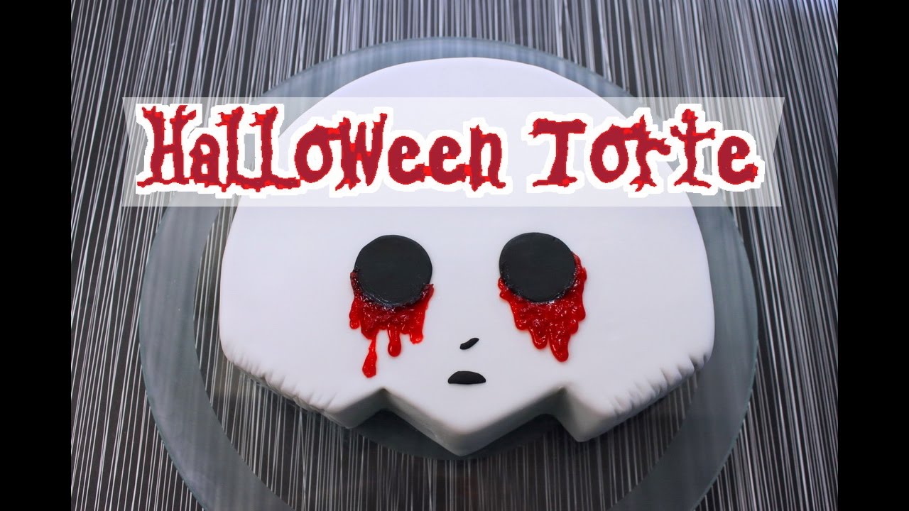 HALLOWEEN TORTE backen | TOTENKOPF [Fran Bow Cake] Halloween Tutorial deutsch | Last Minute