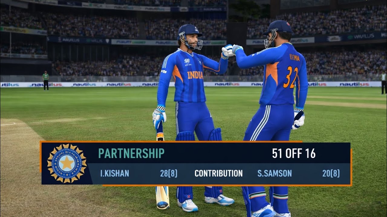 IND VS PAK T20 World Cup 2026 In Real graphics ✨ In Real Cricket 🏏#ishankishan #hardikpandya #yt 