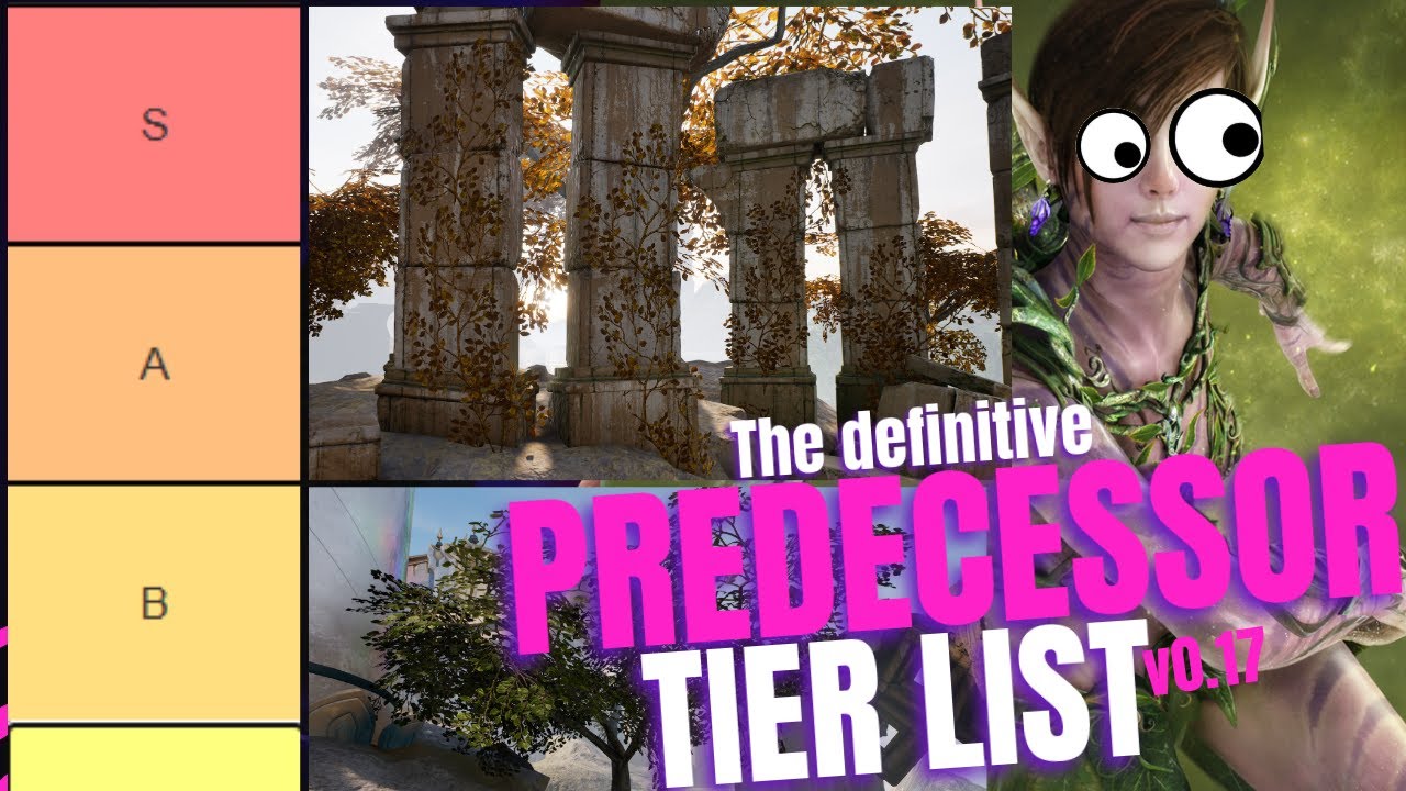 The Definitive Predecessor Tier List v0.17 (foliage)