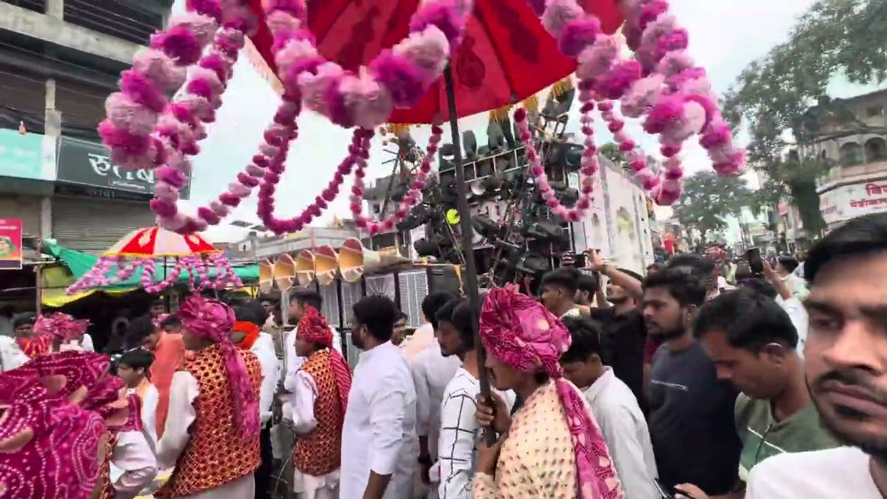 Shubham dhumal durg in warud durga visarjan 2025#dj #bestdhumal #dhumal #dance #music#trending#party