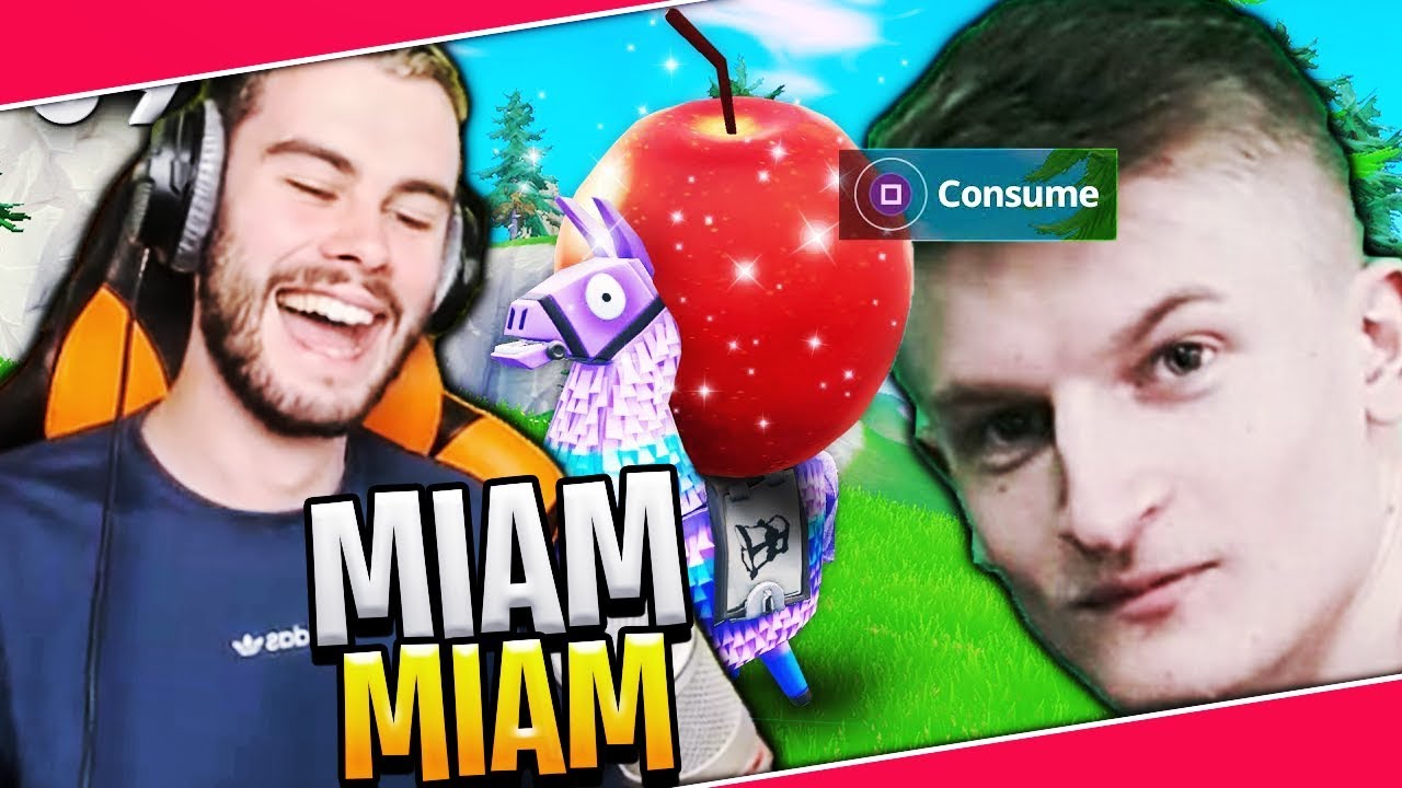 ON A MANG&Eacute; DES POMMES AVEC JBZZ SUR FORTNITE BATTLE ROYALE !!!