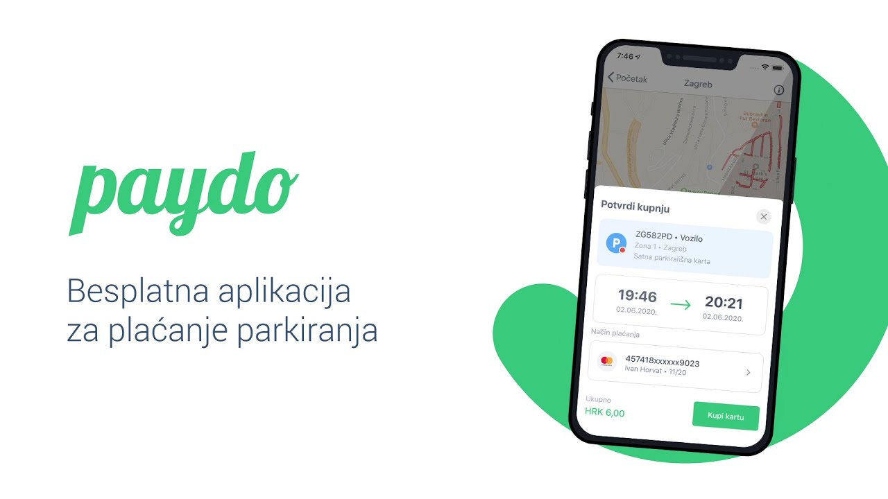 Tvoja besplatna aplikacija za plaćanje parkinga!
