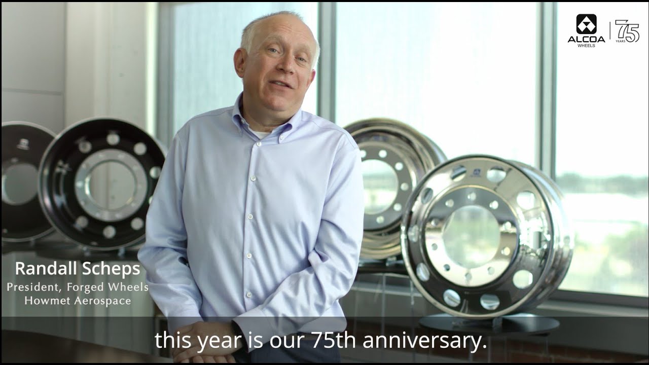 Alcoa® Wheels President Randall Scheps about  75th Anniversary