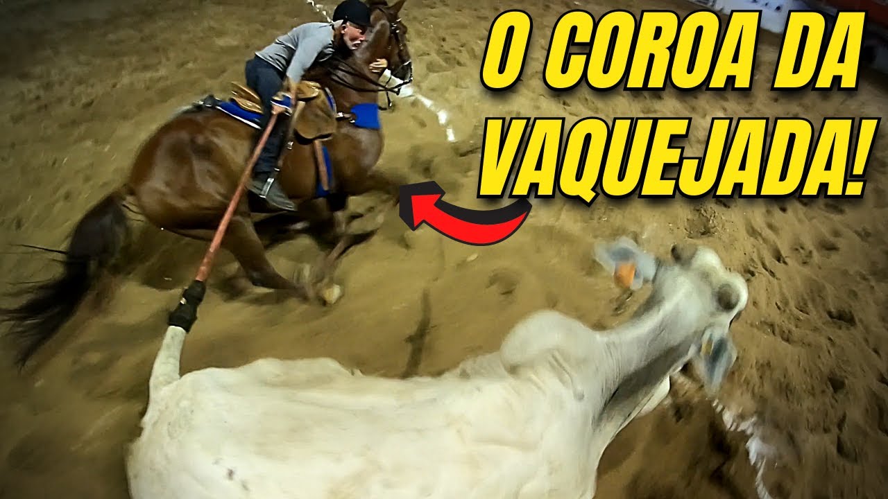 SENHOR COM MAIS DE 70 ANOS CORRENDO BOI/ VIS&Atilde;O DO ESTEIRA (GOPRO)