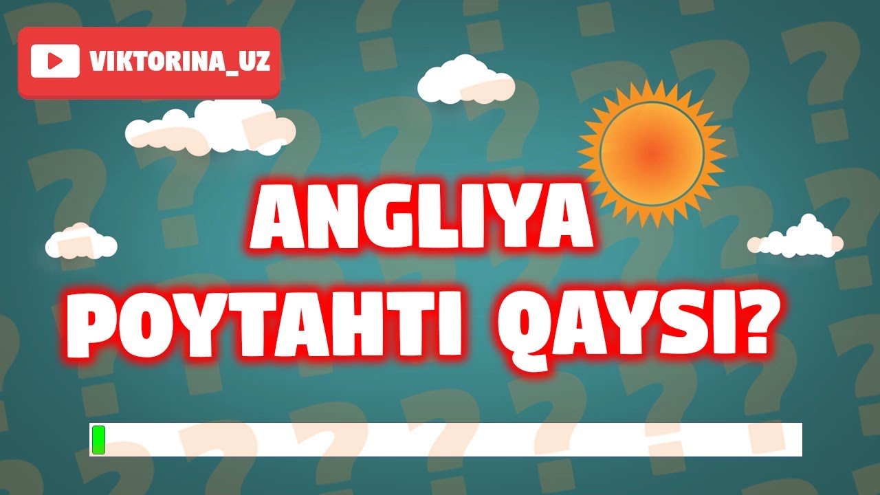 20 ta DAVLAT 🌍 poytaxtini TOPA OLASIZMI? | VIKTORINA UZ 