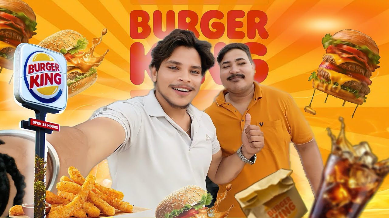 Burger king mai maza aagya 🍔| burger king in kashipur😋 11 September 2025 @BURGERKING 