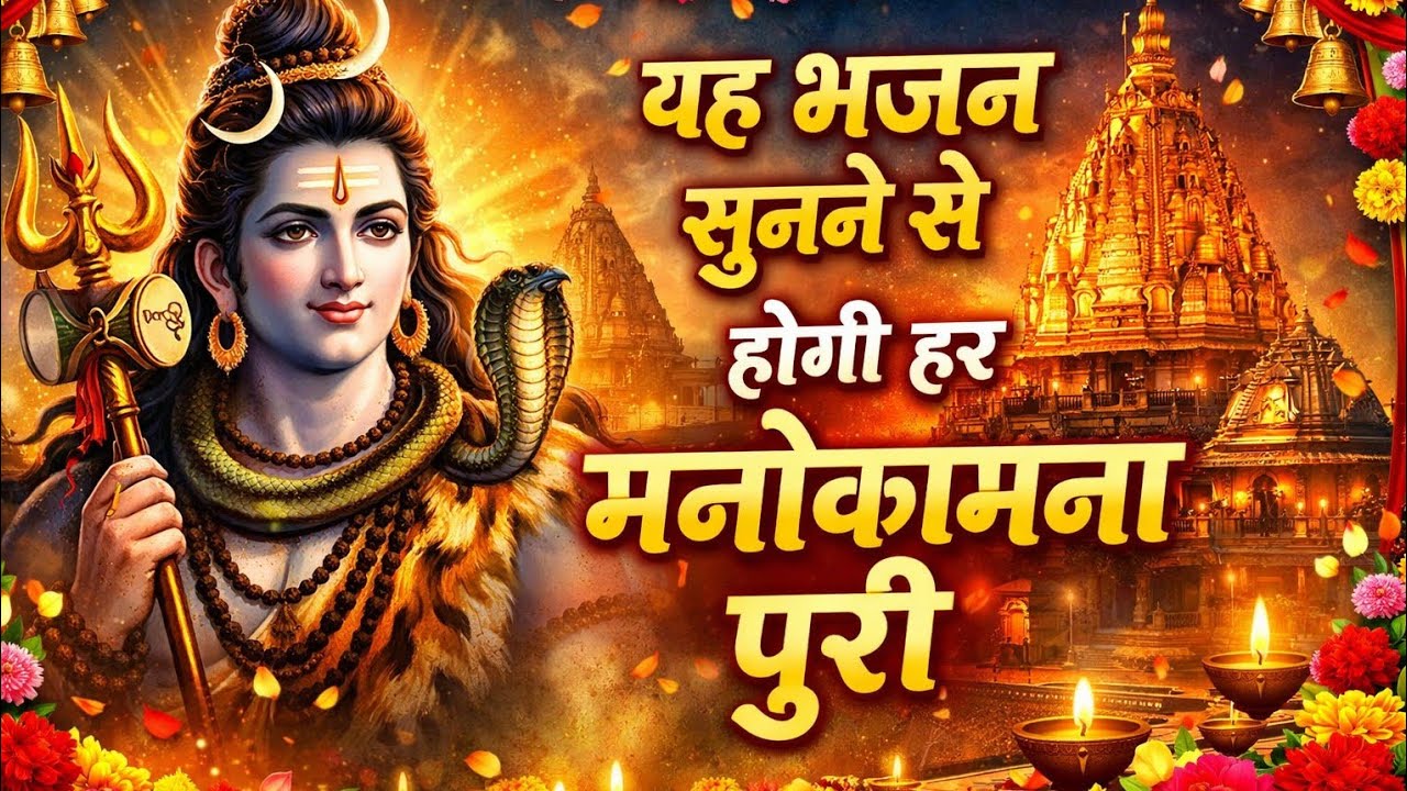 🔱 सिर्फ 1 बार सुन लो यह शिव भजन | हर मनोकामना होगी पूरी | Somvar Special Bhajan 🙏 | 