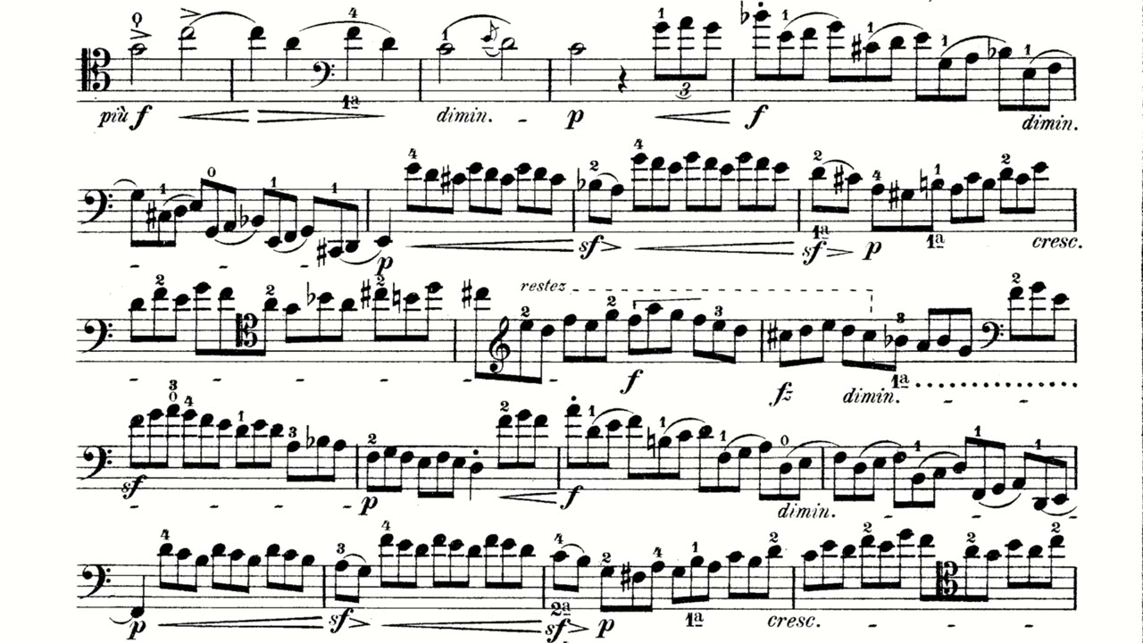 Jean-Louis Duport: Etude No. 11 for Cello (Score)
