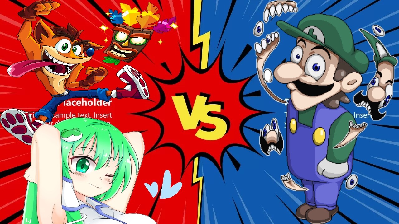 SSBC CMC PLUS V8 EXTENDED CRASH BANDICOOT (NEW) & SANAE KOCHIYA KAWAII VS WEEGEE (NEW)