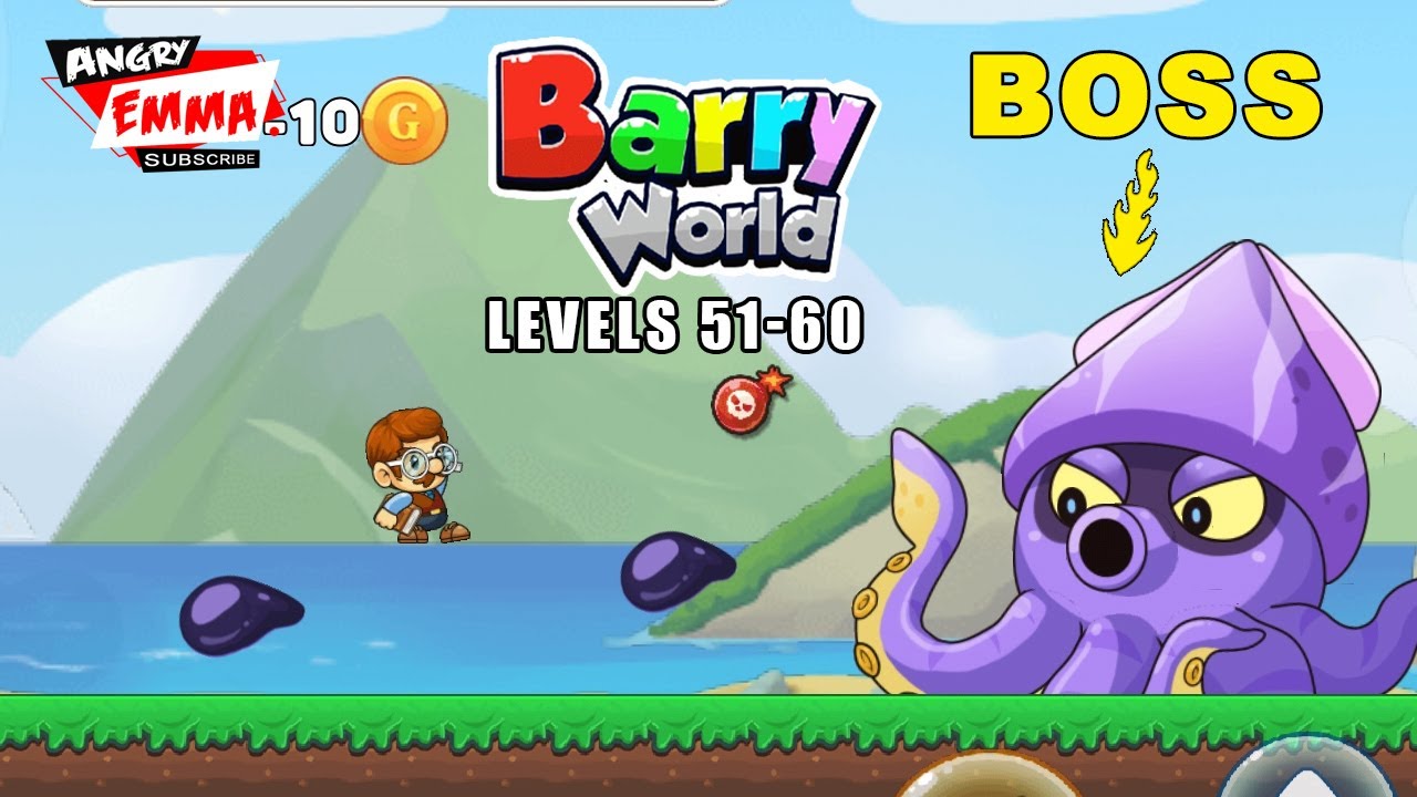 Barry World Adventure - Levels 51-60 + BOSS (Android Gameplay)