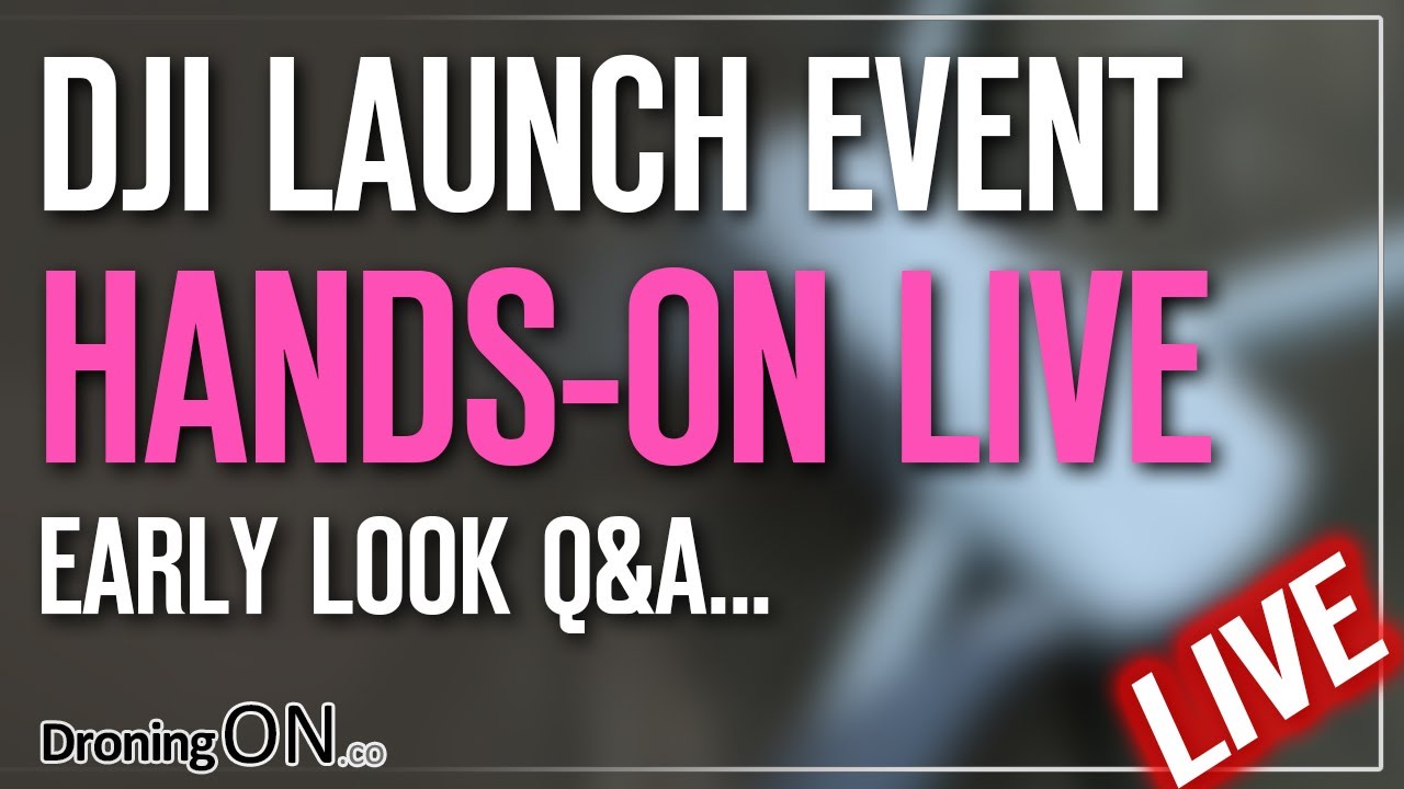 DJI AIR 2S LIVE LAUNCH Q&A