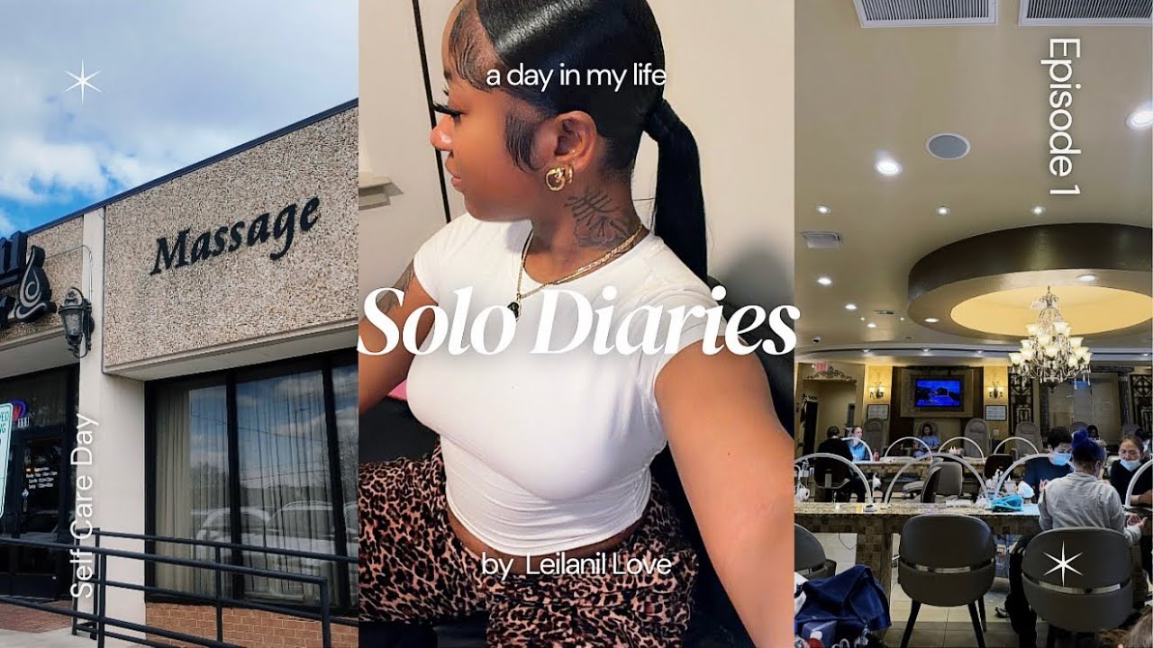 Solo Diaries Ep.1 | workout routine, 1-on-1 ponytail class, nails, seafood boil🖤
