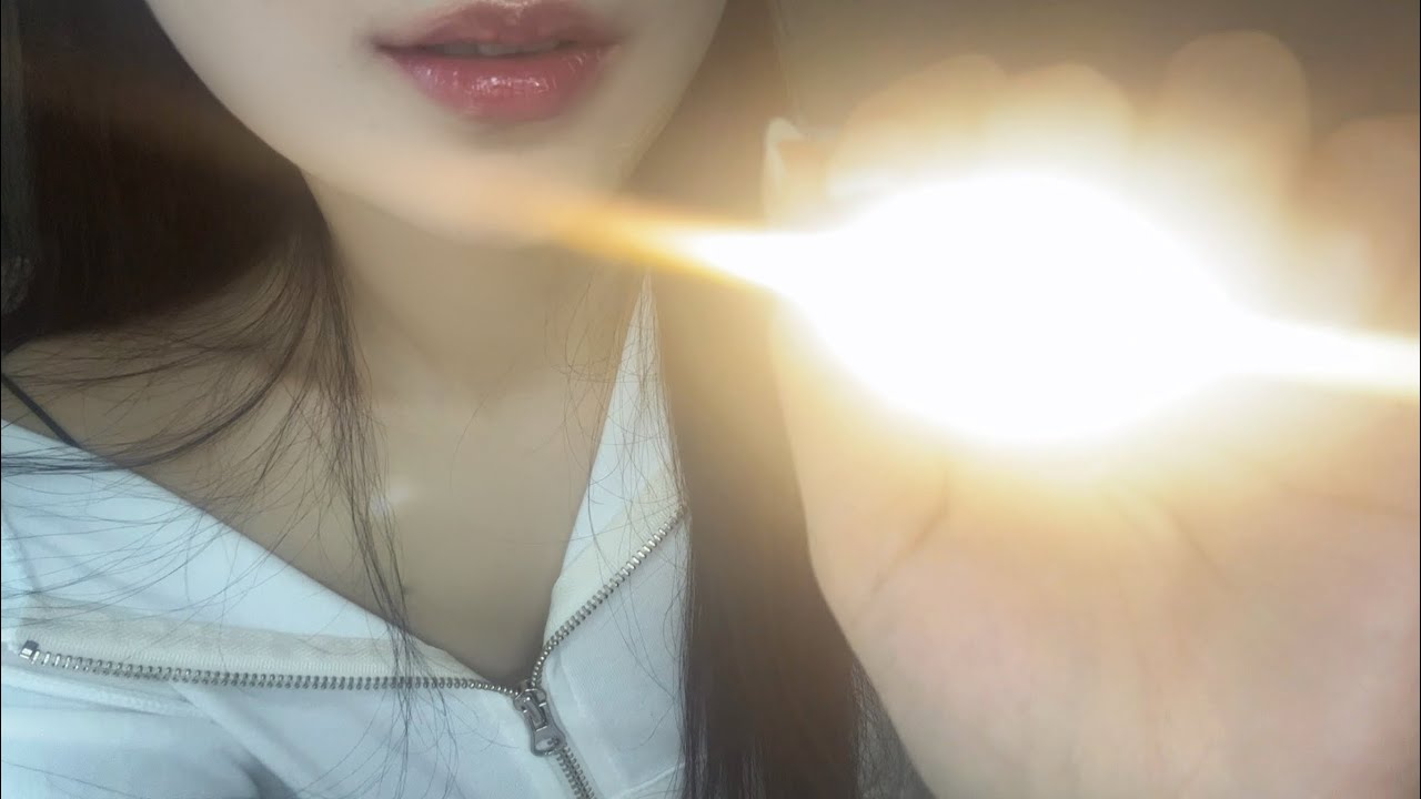 ASMR 잠이 오는 나른한 시각적 팅글🤍(불빛, 화면 브러쉬)