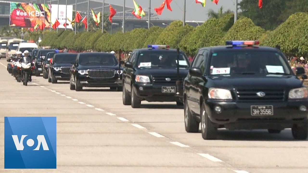 Chinese President Xi Arrives in Myanmar