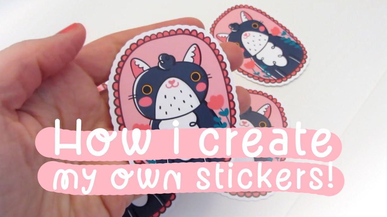How I make my own stickers with the Silhouette Portrait 2