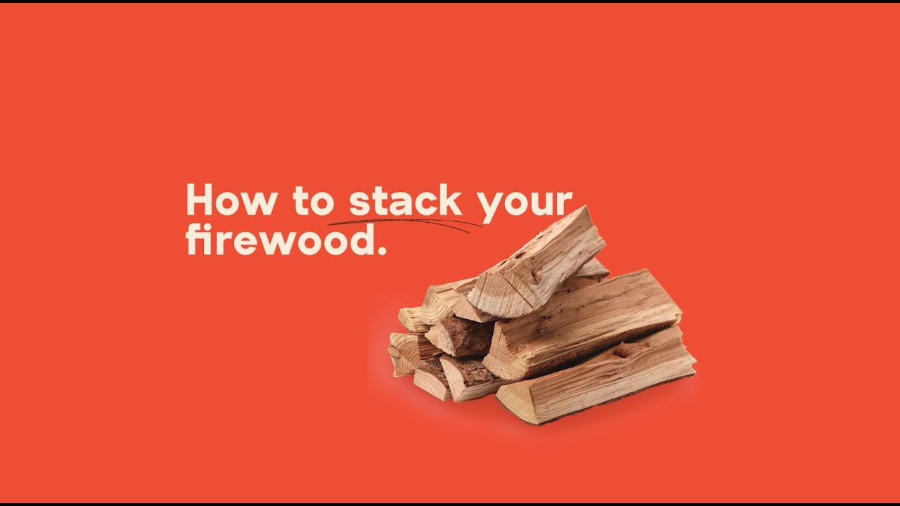 How to stack your firewood