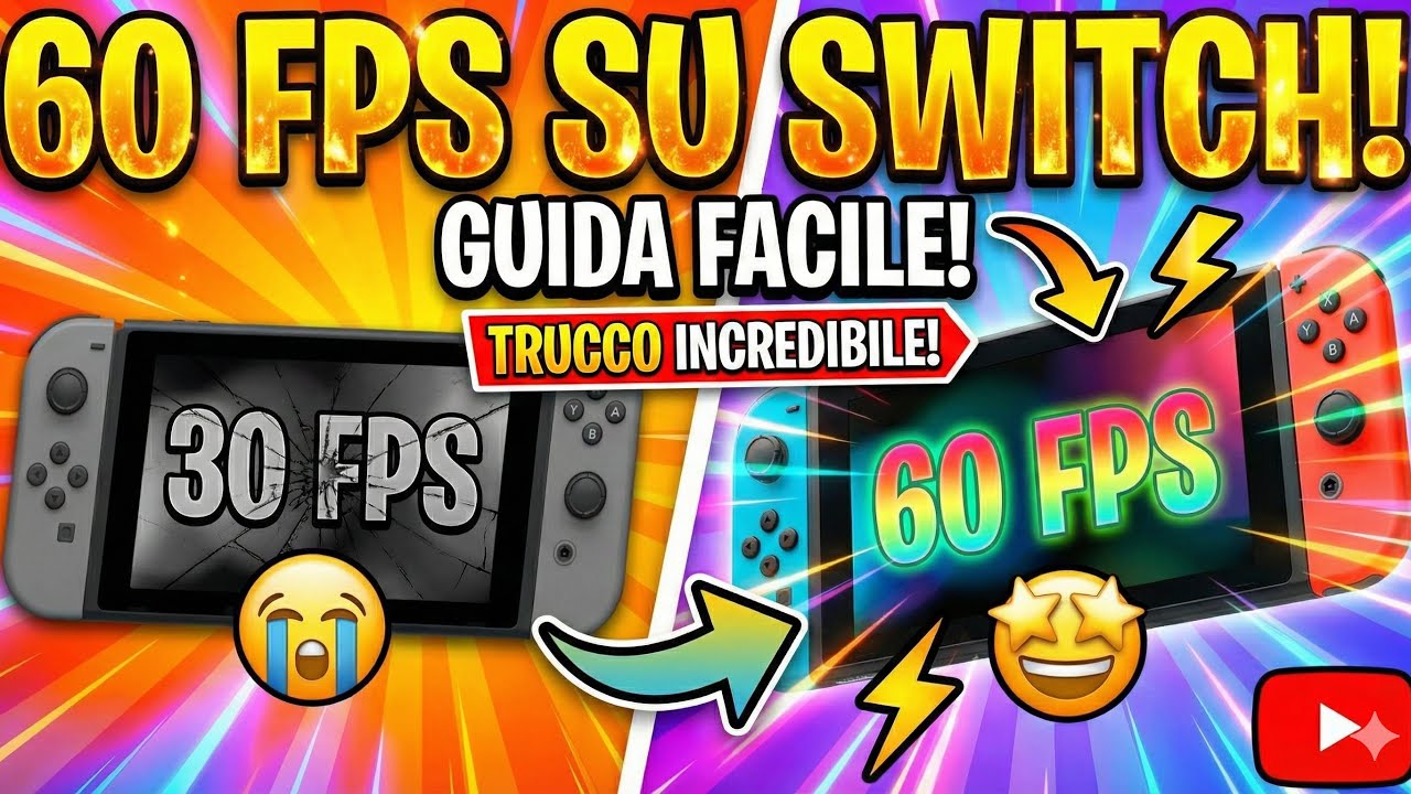 MODIFICA NINTENDO SWITCH HOMEBREW - 60 FPS SUI GIOCHI #nintendo #nintendoswitch