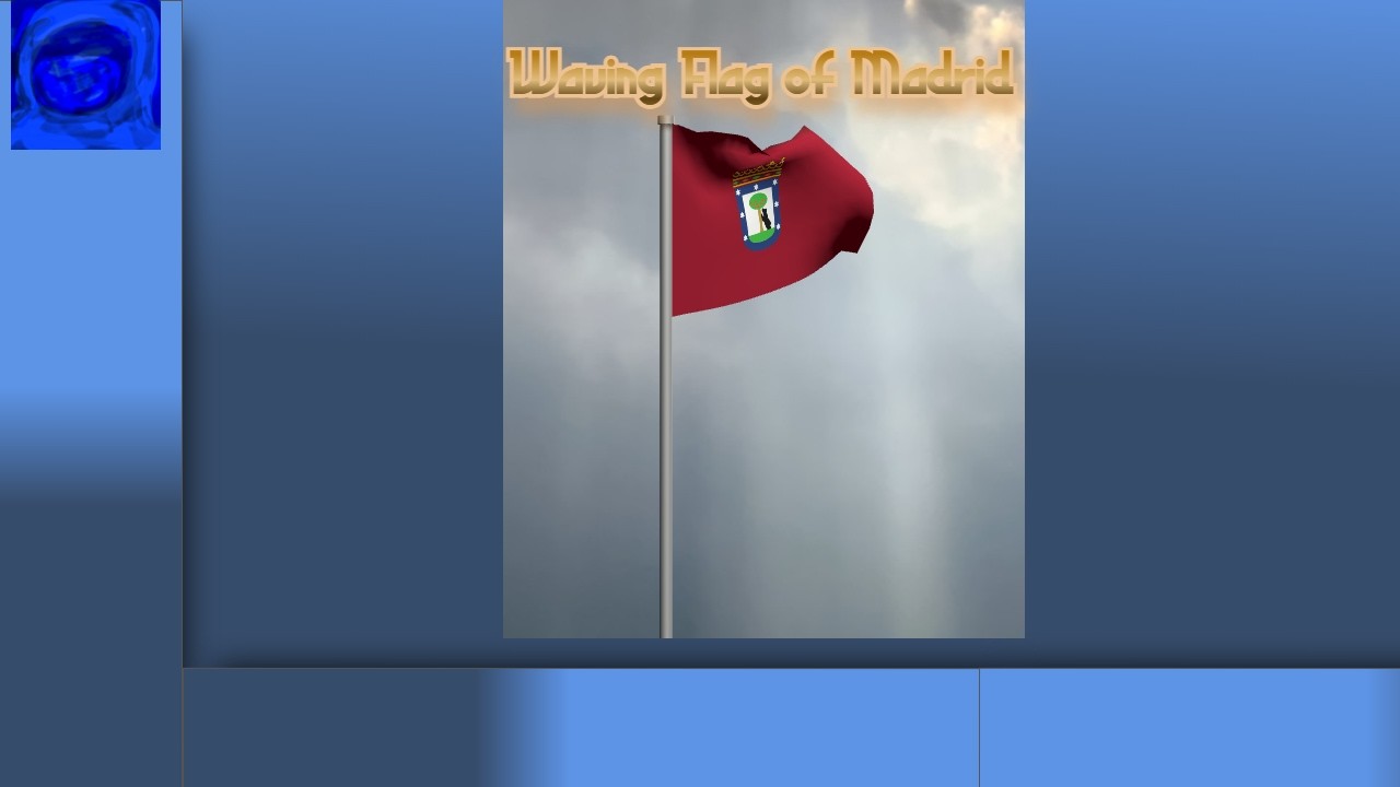 Waving Flag of Madrid