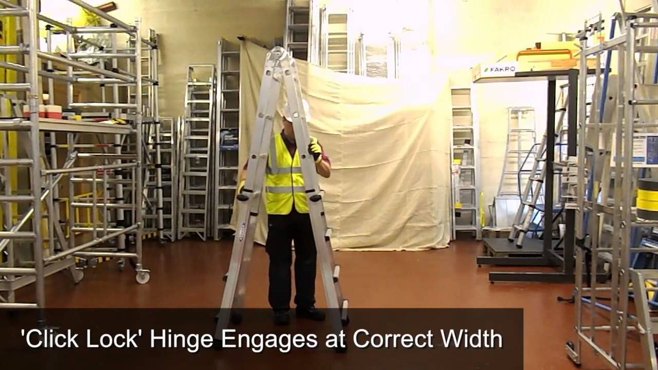 Telescopic Combination Ladder Demonstration