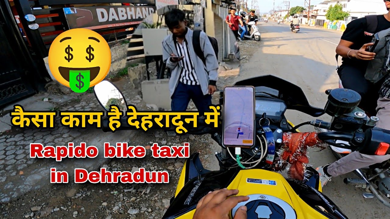 Rapido bike taxi in Dehradun🤑 // कैसा काम है देहरादून में😱 // Rapido Captain🚀
