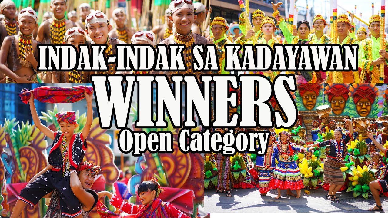 Winners of Indak-Indak sa Kadayawan 2024 Open Category