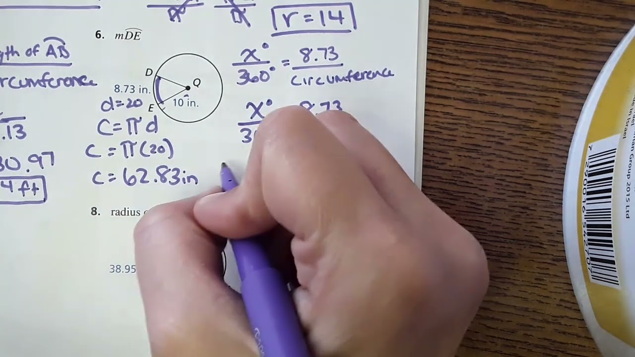 Geometry Lesson 11.1: Circumference and Arc Length