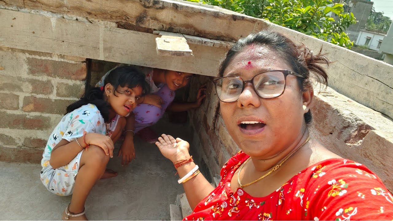 Dona Playing Hide and See Game/ গরমের মধ্যে ডোনা আর আমাদের লুকোচুরি খেলা