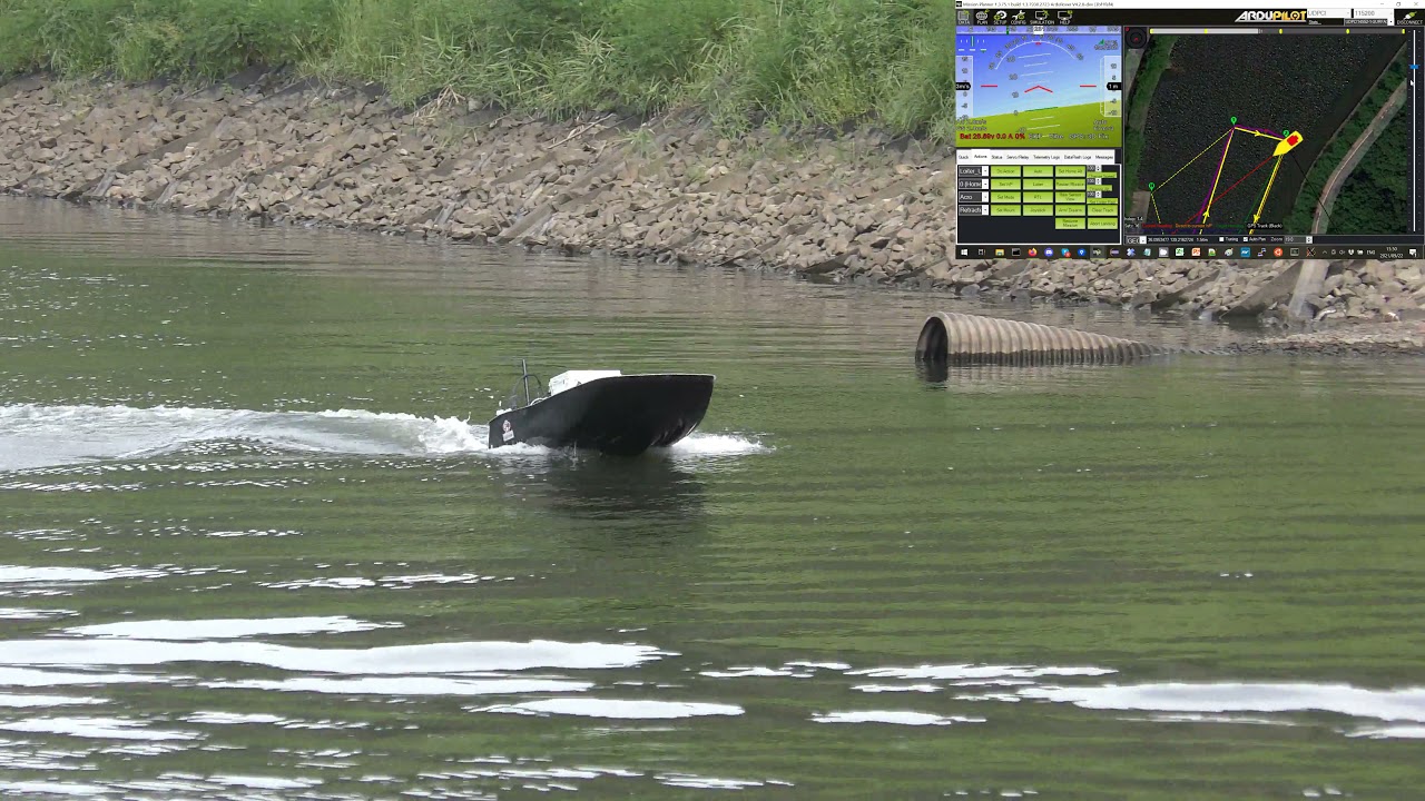 DeSET Long Distance Mapping Boat (now with an electric motor)
