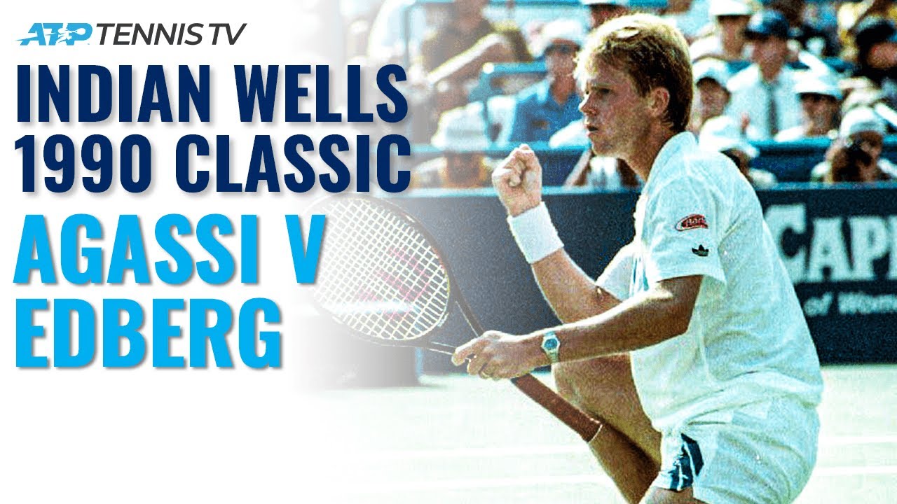 Extended Highlights: Stefan Edberg v Andre Agassi | Indian Wells Final 1990