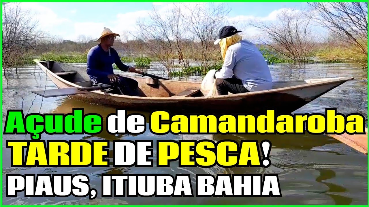 Açude de Camandaroba em Piaus, na Região de Itiúba Bahia! TARDE DE PESCA [Imagens por Bruno Araujo]