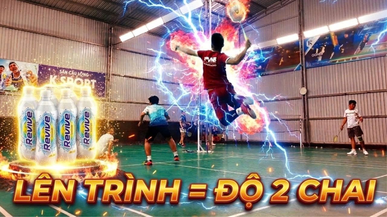 L&Ecirc;N TR&Igrave;NH = ĐỘ 2 CHAI?! | C&aacute;ch L&ecirc;n Tr&igrave;nh Cầu L&ocirc;ng Nhanh Nhất 🔥