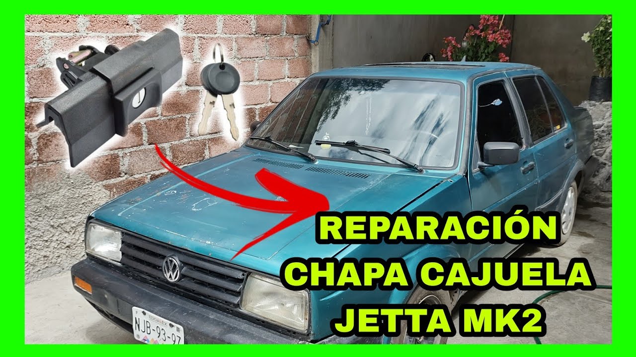COMO REPARAR LA CHAPA DE CAJUELA/ JETTA MK2/GOLF MK2 💥💯