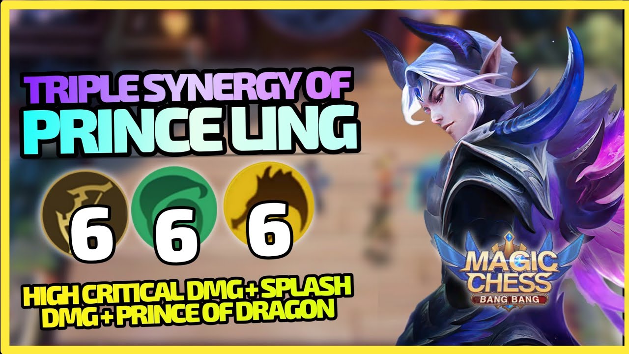 TRIPLE SYNERGY OF LING | COMBO 666 MAGIC CHESS - 6 DA 6 MM 6 ELF | MAGIC CHESS MOBILE LEGENDS